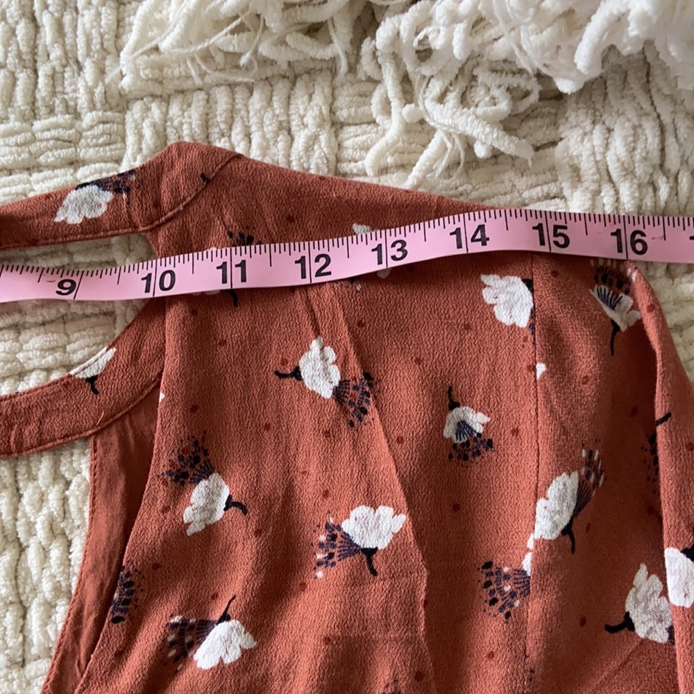 Free People Boho Teagan Floral Dress Sz 0 - Picture 15 of 16